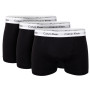 detail Calvin Klein pánské černé boxerky 3pack