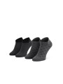 detail Calvin Klein pánské šedé ponožky 2pack