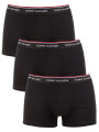 detail Tommy Hilfiger sada pánských černých boxerek