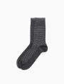 detail Calvin Klein pánské šedé ponožky 2pack