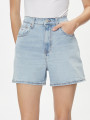 detail Tommy Jeans dámské modré džínové šortky