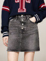 detail Tommy Jeans dámská džínová sukně Mom