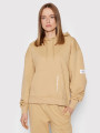 detail Calvin Klein dámská světle hnědá mikina