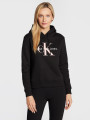 detail Calvin Klein dámská černá mikina Iconic