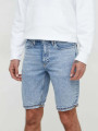 detail Calvin Klein pánské modré džínové šortky