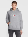 detail Tommy Hilfiger pánská šedá mikina