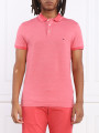 detail Tommy Hilfiger pánské červené polo