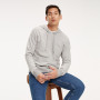 detail Tommy Hilfiger pánský šedý svetr Hoody