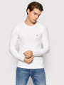 detail Tommy Hilfiger pánské bílé tričko