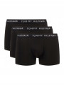 detail Tommy Hilfiger pánské černé boxerky 3 pack