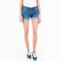 detail Pepe Jeans dámské modré džínové šortky Siouxie