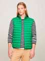 detail Tommy Hilfiger pánská zelená vesta Core