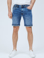 detail Pepe Jeans pánské modré džínové šortky Cane