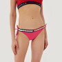 detail Tommy Hilfiger dámské růžové plavkové kalhotky
