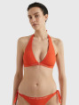 detail Tommy Hilfiger dámská oranžová plavková podprsenka