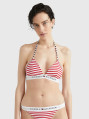 detail Tommy Hilfiger dámská pruhovaná plavková podprsenka