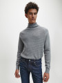 detail Calvin Klein pánský šedý rolák