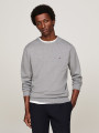 detail Tommy Hilfiger pánský šedý svetr
