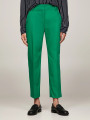 detail Tommy Hilfiger dámské zelené Chino kalhoty