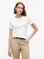 detail Tommy Hilfiger dámské bílé tričko