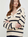 detail Tommy Hilfiger dámský béžový svetr
