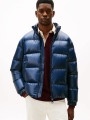 detail Tommy Hilfiger pánská tmavě modrá bunda