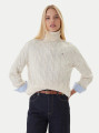 detail Tommy Hilfiger dámský béžový rolák