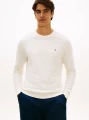 detail Tommy Hilfiger pánský krémový svetr