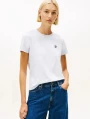 detail Tommy Hilfiger dámské světle modré tričko
