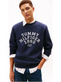 detail Tommy Hilfiger pánská tmavě modrá mikina