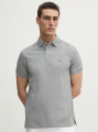 detail Tommy Hilfiger pánské šedé polo tričko