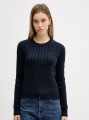 detail Tommy Hilfiger dámský tmavě modrý svetr