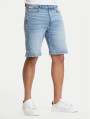 detail Calvin Klein pánské modré džínové šortky