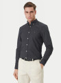 detail Tommy Hilfiger pánská tmavě modrá košile
