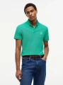 detail Tommy Hilfiger pánské zelené polo tričko