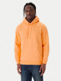 detail Tommy Jeans pánská oranžová mikina