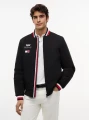 detail Tommy Hilfiger pánský černý bomber