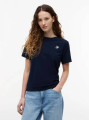 detail Tommy Hilfiger dámské tmavě modré tričko