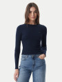detail Tommy Jeans dámské tmavě modré tričko