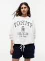 detail Tommy Hilfiger dámská bílá mikina