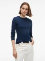 detail Tommy Hilfiger dámské tmavě modré tričko