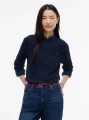 detail Tommy Hilfiger dámský tmavě modrý svetr