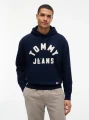 detail Tommy Jeans pánská tmavě modrá mikina