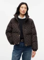 detail Tommy Hilfiger dámská vzorovaná péřová bunda