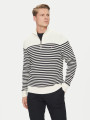 detail Tommy Hilfiger pánský pruhovaný svetr