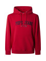 detail Pepe Jeans pánská červená mikina