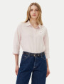 detail Tommy Hilfiger dámská růžová košile