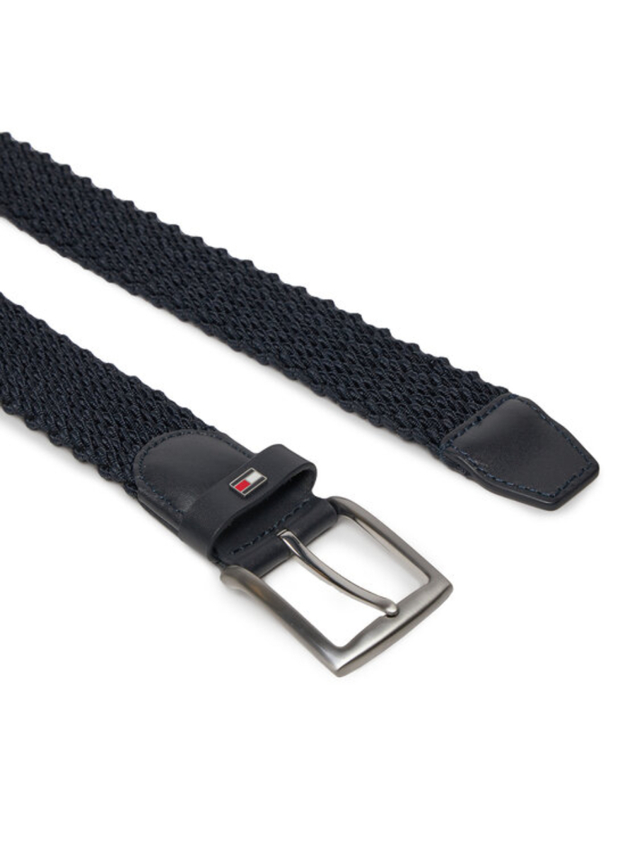 detail Tommy Hilfiger pánský tmavě modrý pásek