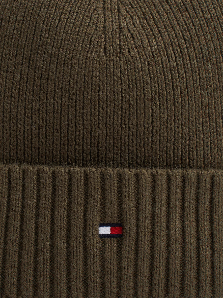 detail Tommy Hilfiger pánská khaki čepice