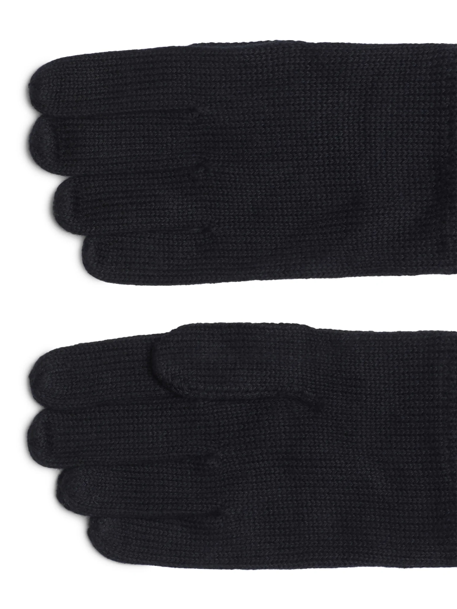 detail Tommy Hilfiger pánské černé rukavice